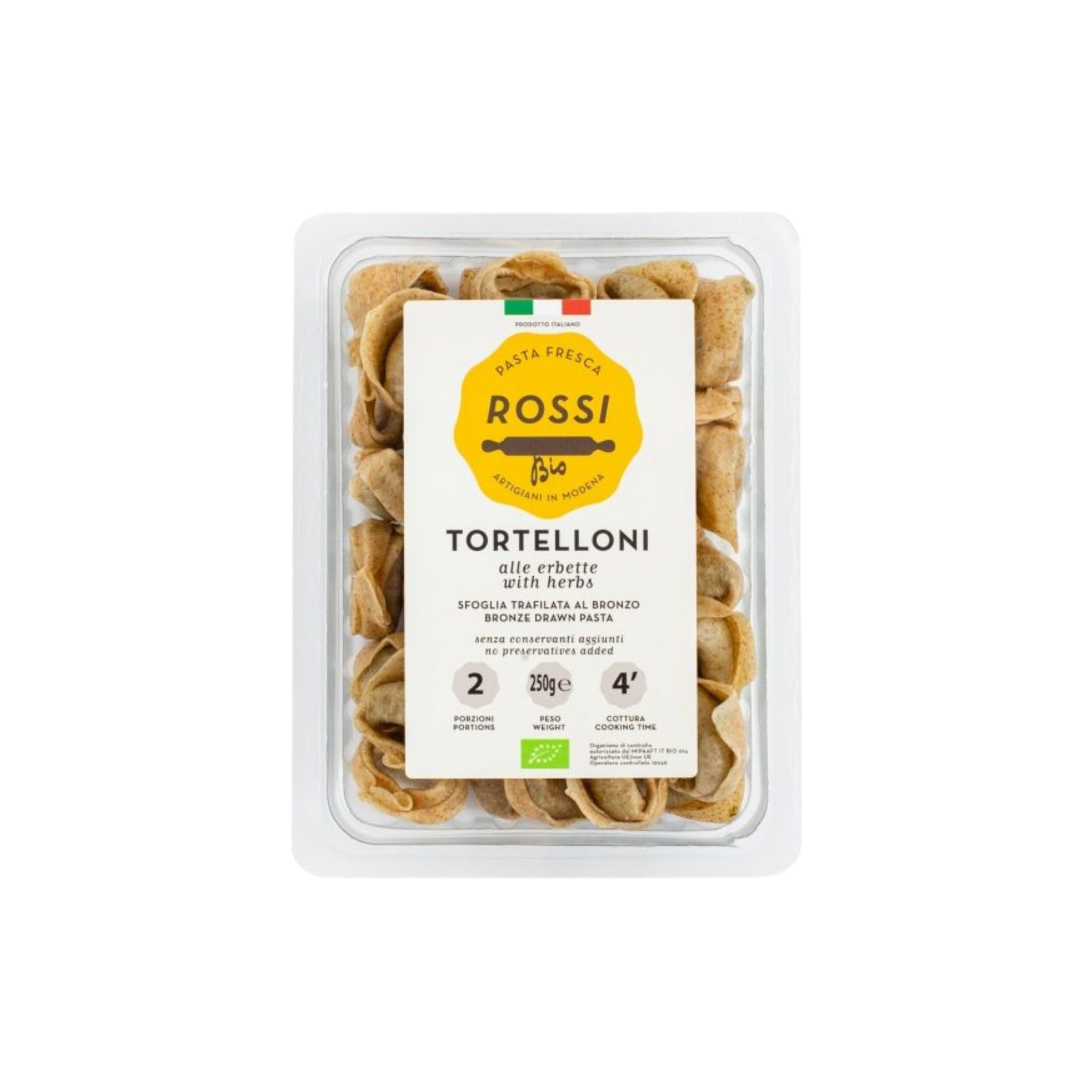 Tortelloni alle erbette Biologici