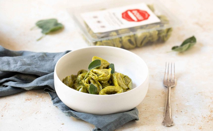 Balanzoni con crema di parmigiano