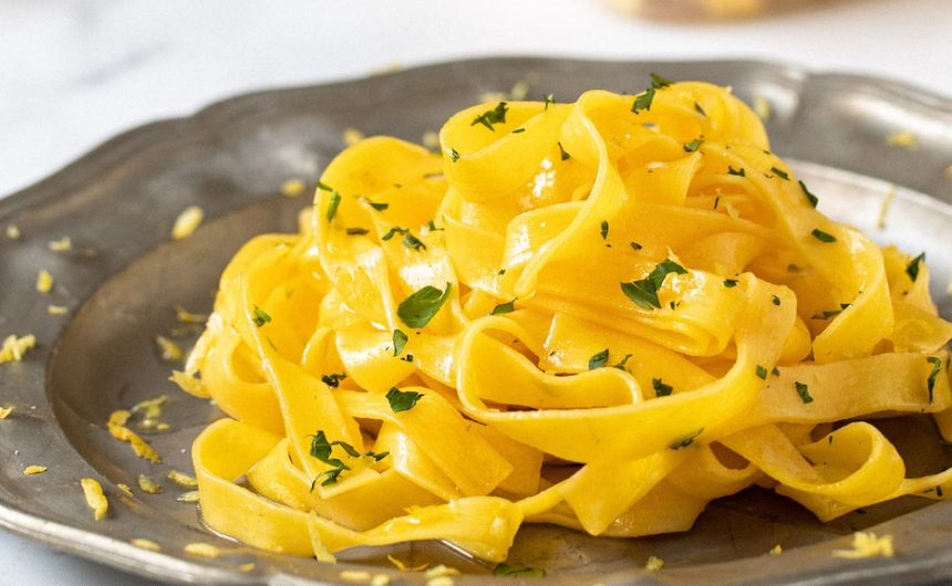 Tagliatelle al limone